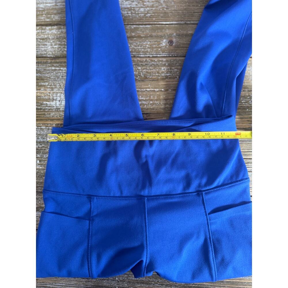 Danskin Leggings Blue High Rise Pocket Small Athleisure Yoga Sporty Workout - Picture 6 of 7